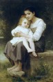La soeur ainee Realismus William Adolphe Bouguereau